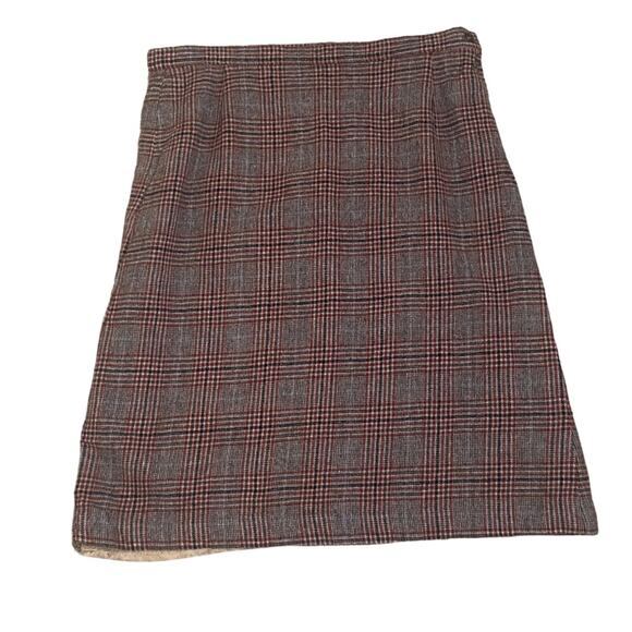 Pendleton Dresses & Skirts - Vintage Made in USA Pendleton Plaid Lined Pencil Skirt 100% Virgin Wool